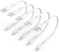 1ft iPhone Charge Cable Short, 5Pack USB to Lightning Cord for Fast Charging Stations 1 Foot Compatible with Apple iPhone 12 11 Pro Max Xs 8 7 6 5 Plus, iPad Air/Mini by ULIFTUS