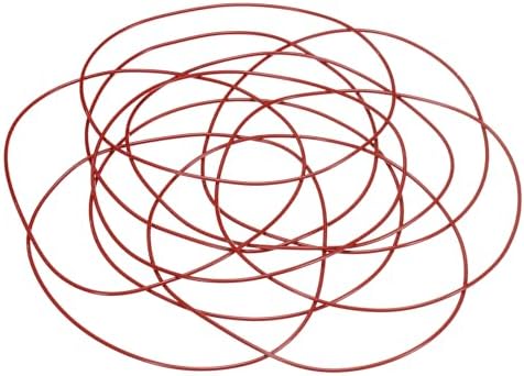 10pcs Silicone O-Ring 133.6x130x1.8mm Metric Sealing Gasket by Unknown