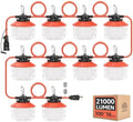 100FT 150W 3Prong Temporary String Light,ETL Certified,18/3 SJTW by Omlite