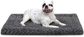 Exsnugy Washable Dog Bed Mat Medium Size Fluffy Pet Crate Pad 30x19 by Exsnugypetproducts