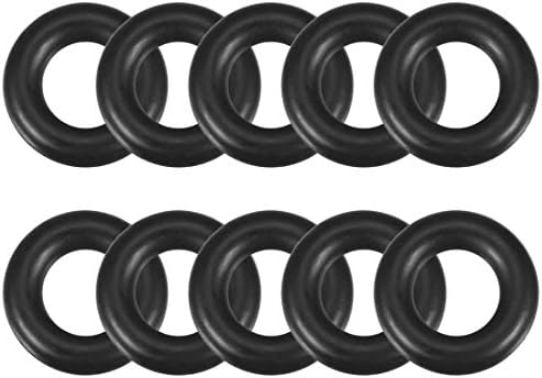 uxcell Nitrile Rubber O-Rings 15mm OD 8mm ID 3.5mm Width, Metric Sealing Gasket for Automotive Machine Plumbing, Pack of 10 by uxcell