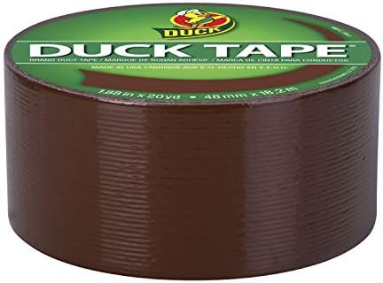 Duck Brand 1304965 Color Duct Tape, Single Roll, Brown, 60 Foot - Image 2