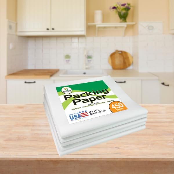 Tree House Packing Paper for Moving – 450 Newsprint Packing Paper Sheets – 27” - Image 7