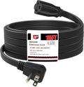 EP 15 Ft Heavy Duty Appliance Extension Cord,14 AWG 3-Prong Flat Plug Black by ENERGYPRO