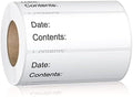 500PCS 1" x 3" Write-On Freezer Labels for Food Containers/Jars by Printholic