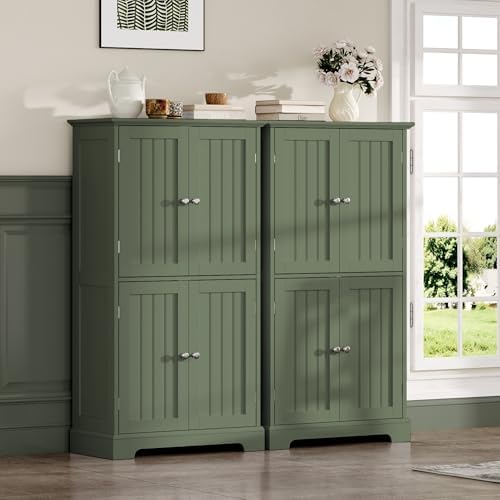 ChooChoo Bathroom Floor Cabinet with Adjustable Shelves - Image 5