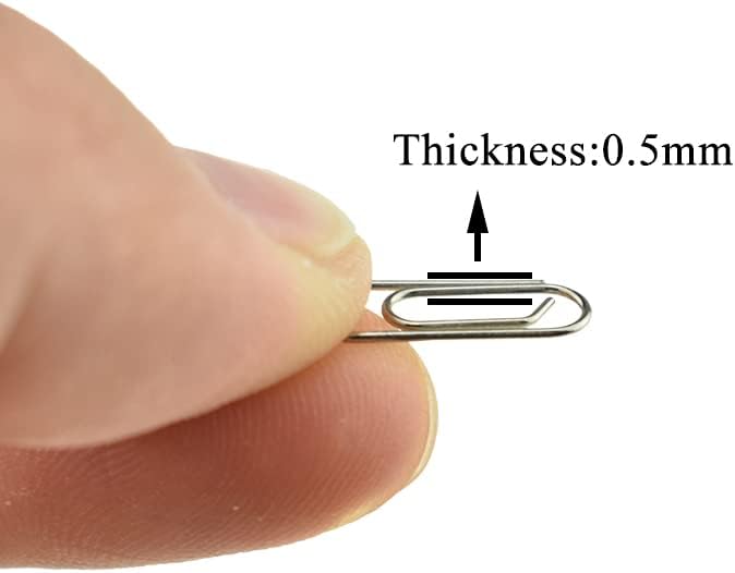 HAHIYO Paper Clips Sturdy 0.59 inches Length 50 Pack Mini Paperclips Heavy Duty - Image 3