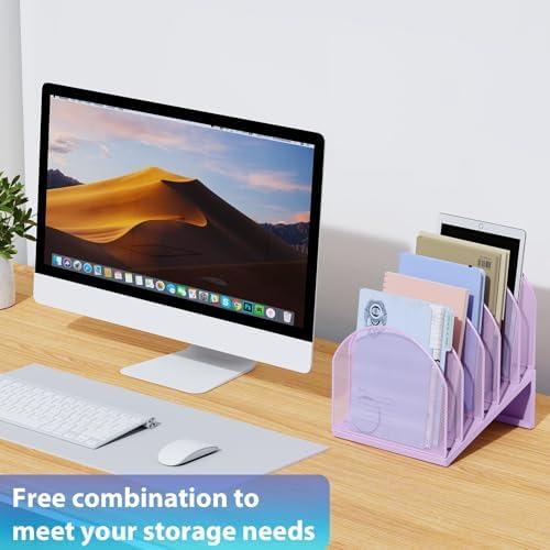 gianotter Desktop File Organizer with 5 Compartments - Image 5