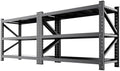 2 Set 5000LBS Heavy Duty Storage Shelves, Adjustable Garage Shelving Unit, Rust Proof Large Metal Storage Rack, 20"Dx59"Wx54.3"H Industrial Shelving for Warehouse, Basement, Shop, Supermarket by AXASIIO