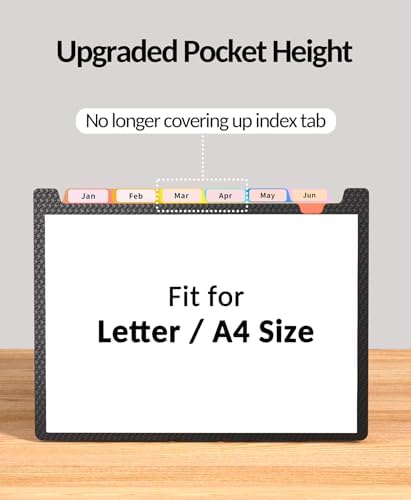 Sooez Accordion File Organizer, 13-Pocket Expanding File Folder Letter Size - Image 3