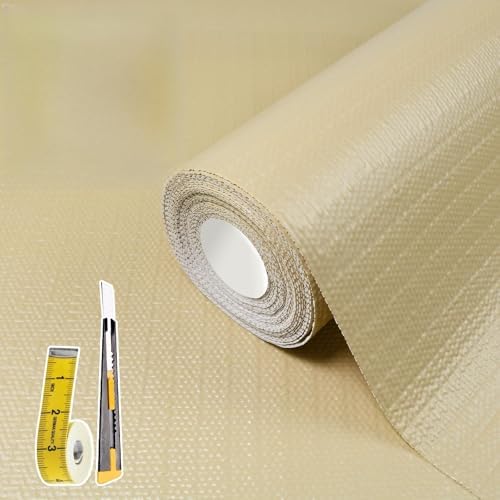 Shelf Liners for Kitchen Cabinets 12in x 20FT, Non Adhesive Cabinet Liner by Kimhan