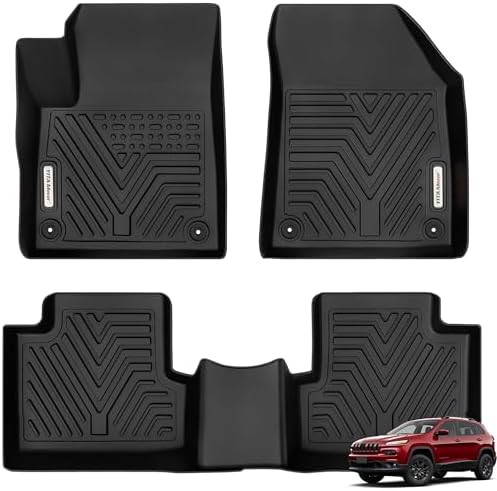 YITAMOTOR Floor Mats Fit 2015-2023 Jeep Cherokee Not fit for Grand Cherokee by YITAMOTOR