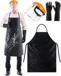 safety face shield with Apron Gloves by ElectricWise