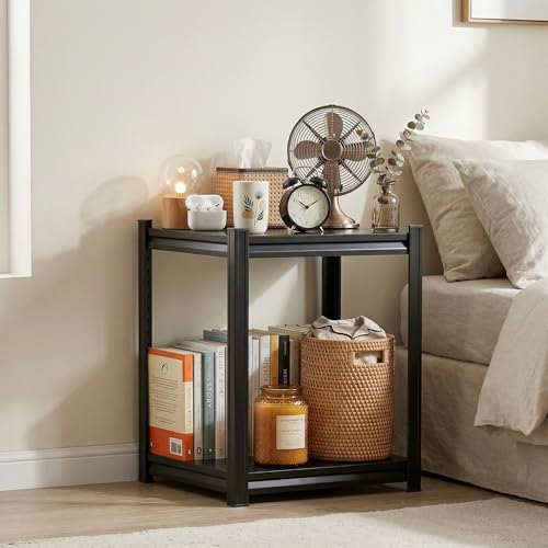 PRESTELION Garage Shelving Side Table Adjustable Metal Storage Shelves - Image 4