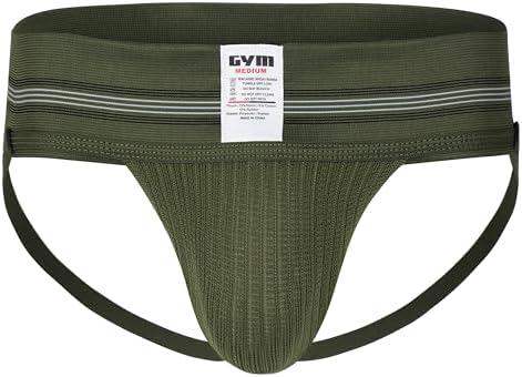 GYM mens 3" Wide Band Classic Athletic Supporter by GYMBrandJockstraps
