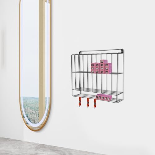 Hair Color Organizer, 2 Tiers Metal Salon Hair Color Tube Storage Racks for Salon Beauty Home Spa - Image 4