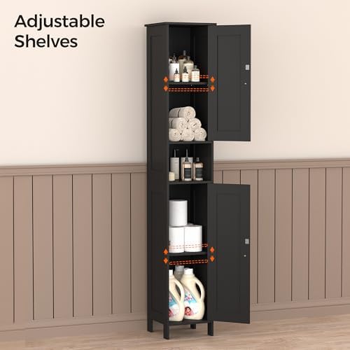 Homleke Tall Bathroom Storage Cabinet with 2 Doors, Slim Bathroom Cabinet - Image 6