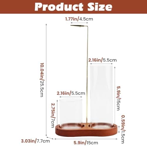 2 in 1 Glass Incense Holder, Incense Sticks Burner Holder with Storage - Image 2