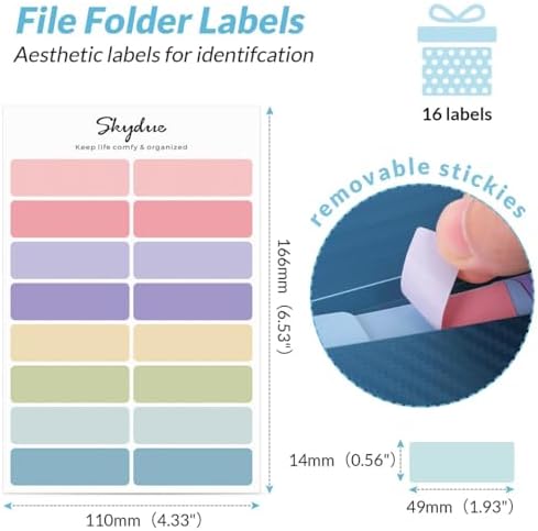 SKYDUE Accordion File Organizer, Expanding File Folder with 7 Pockets, Portable Receipt Paper Documents Organizer, Letter Size Filing Folder School Office Supplies, Dark Blue - Image 4