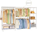 Golpart Heavy Duty Clothing Rack with Adjustable Shelves Clothes Wardrobe by Golpart