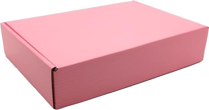 Small Pink Shipping Boxes for Small Business Pack of 25-9x6x2 inches Cardboard - Image 5