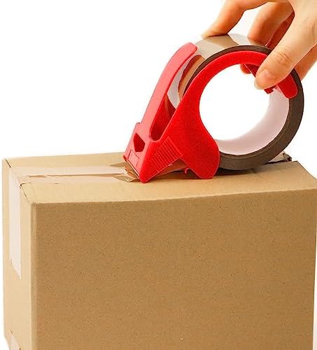 2-Pack No Noise Brown Packing Tape with Dispenser,2.7mil x 1.88" x 55Yds Heavy Duty Noiseless Packing Tape,Tan Packaging Tape for Shipping, Industrial Grade Moving Tape for Boxes COSIMIXO - Image 6