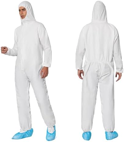 1-5PCS L-XXXL|Hazmat Suits Disposable|Protective Suits|Disposable Protective Coverall|Work clothing for Keep full body clean by yeecyclean