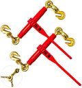 Chain Binders Ratcheting 3/8" - 1/2" | Adjustable Load Binder with G70 Grab Hooks for 3/8-1/2 Chains | 9,200 Lbs Working Load Limit by SENKEYFE