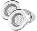 3pcs Heavy Duty Stainless Steel Slop Basket Filter Trap, 4.5" Top / 2.95" Mesh Metal Sink Strainer,Perfect for Kitchen Sink/Bathroom Bathtub Wash Basin Floor Drain Balcony Drain Hole,Utility by ArtioHipo