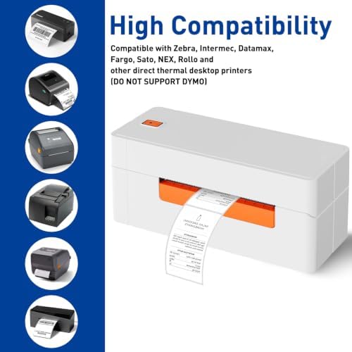 ESSENTIAL 2.25" x 4" Direct Thermal Labels, 1" Core (350 Labels, 1 Roll) - Image 6
