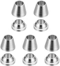 PATIKIL 1/8" Tube OD 304 Stainless Steel Compression Tube Fitting Sleeve, 5 Pack Double Ferrule Ring Tubing Fitting Assortment Kit, Silver by PATIKIL