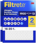 Filtrete 16x20x1 Air Filter, MERV 13, MPR 1900, 2 HVAC Filters by Filtrete