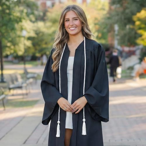 GraduationMall Graduation Honor Cord 68" White - Image 7