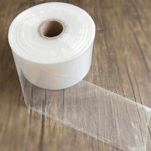 Flat Poly Tubing Roll 3.1 inches×410 Feet 2mil Food Grade LDPE Resin for Custom Length Packaging - Image 2
