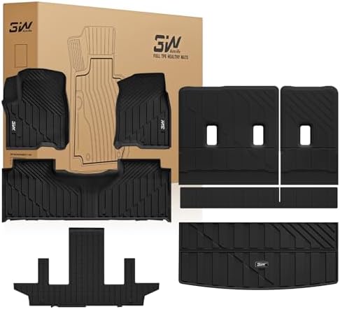 3W Floor Mats for Chevy Tahoe/GMC Yukon/Escalade 2021-2026 by 3W