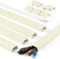 Yecaye 70.8in Cord Hider for 2-3 Wires on Wall, W0.94in H0.55in, Beige by Yecaye