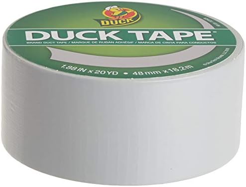 Duck Brand Colored Duct Tape, Dove Grey, 1.88 Inches x 20 Yards, Single Roll (285226) - Image 2