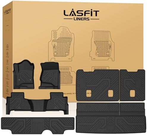 LASFIT Floor Mats & Cargo Liner for Chevy Tahoe/GMC Yukon 2015-2020 by LASFIT