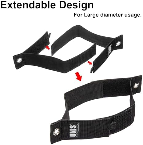 8 Pack Heavy Duty Large 13-inch Extension Cord Storage Extendable Cable Ties Strap Loop Hanger Organizer for Cable, Hose, Power Cord, and Rope - Image 4