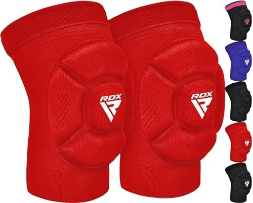 RDX Knee Pads for Work, Oeko TEX Certified, Anti-Slip Protective Thick Padded Foam Pad, Collision Avoidance Sleeves Pair, MMA Muay Thai Grappling Volleyball Football Wrestling Gardening. by RDX