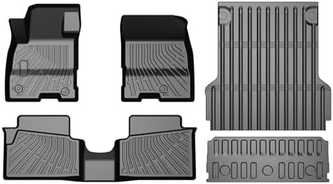 Maverick Floor Mats - Car Mats for Ford Maverick Hybrid 2022-2025 2026, All Weather Floor Mats and Tailgate Mat with Truck Bed Mat for Maverick Accessories, Heavy Duty Rubber Mats by cartist