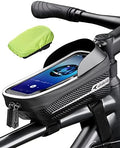 whale fall Bike Frame Bag, Molded Hard Shell, Reflective Bike Phone Holder by whalefall