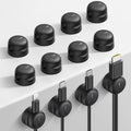 Lamicall 12Pack Rotating Cord Organizer, Desk Office Nightstand Accessories by Lamicall