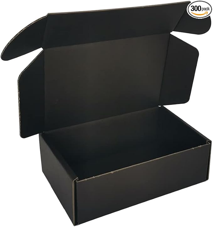 300 Pack 6x4x2'' Small Shipping Boxes, Corrugated Cardboard Mailers by CH-BOX