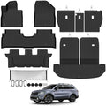 All Weather TPE Floor Mat Set for 2016-2020 Kia Sorento 7 Seats by TongamaAllWeatherFloorMats