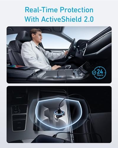 Anker 323 52.5W USB C Car Charger with 30W PowerIQ 3.0 Fast Charging - Image 5