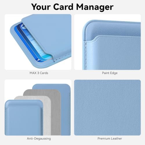 Magnetic Wallet Cell Phone Card Holder for Phone Case with Mag-Safe - Image 3