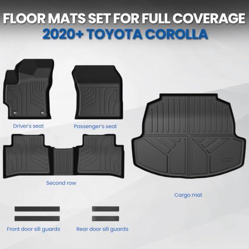 Floor Mats for Toyota Corolla 2020-2026 Sedan Only, Not Fit Cross - Image 2