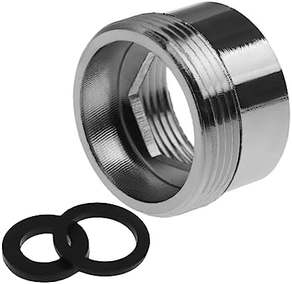 Faucet Water Aerator Adapter, Brass Tap Water Filter Aerator Connector, 16mm to 22mm NPT Thread Adapter (Female to Male) by TOOLSTAR