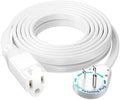 Maximm 15Ft Extension Cord, 14/3 AWG, 360° Rotating Flat Plug, 1-Outlet, UL by MaximmCable